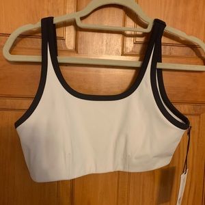 Splits59 Women’s Cait Sports Bra in  White/Indigo